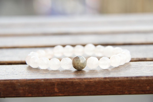 Náramok jadeit/labradorit — foto 2