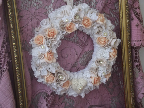 Věneček shabby kraječkový — foto 2