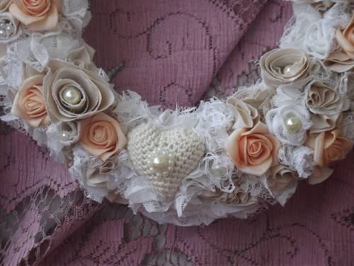 Věneček shabby kraječkový — foto 3