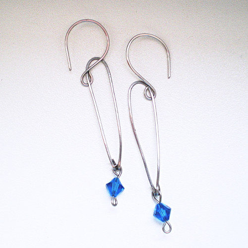 Capri blue (náušnice ocel) — foto 3