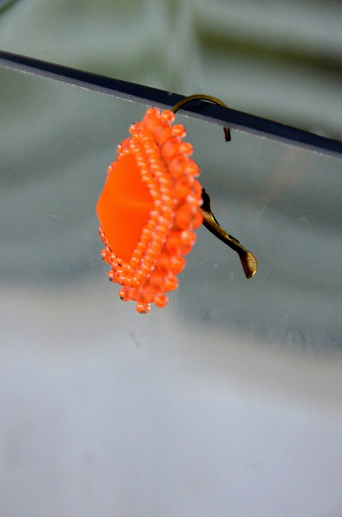Náušnice "Neon - orange" — foto 6