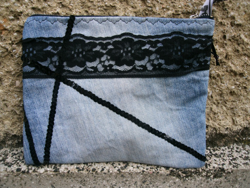 Taštička - " Denim drakulka" No. 1 — foto 3