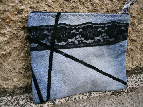 Taštička - " Denim drakulka" No. 1 — foto 5