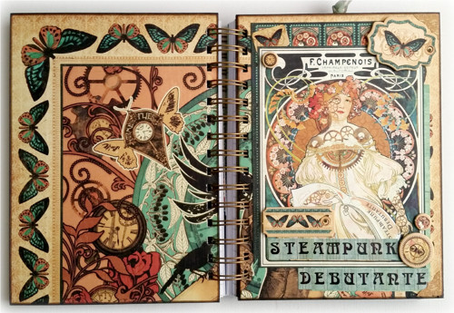 "Steampunk Debutante" - luxusní deník — foto 2