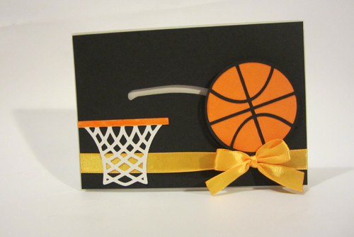 Basketbalový koš s mašlí — foto 2