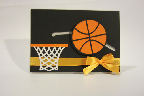 Basketbalový koš s mašlí — foto 3