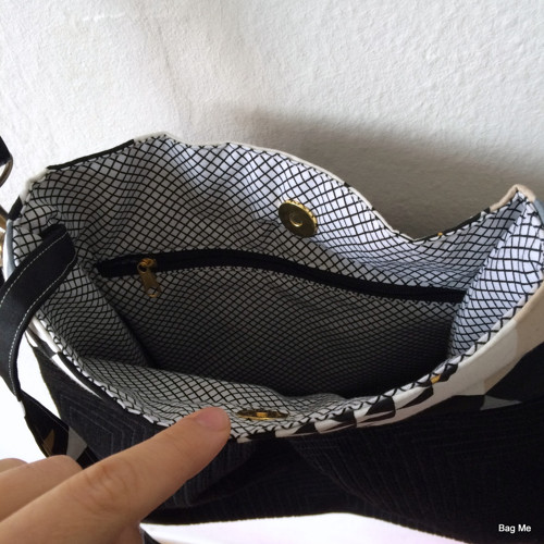 Velká černozlatá kabelka Echino Black Bird — foto 4
