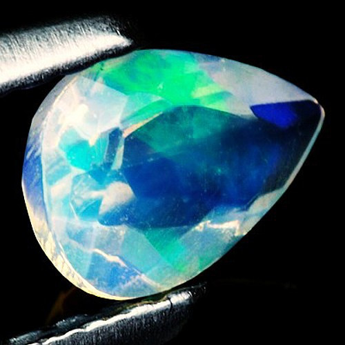 FIRE OPÁL - KRÁSNÝ, BROUŠENÝ 0,28ct — foto 2