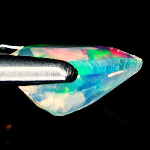 FIRE OPÁL - KRÁSNÝ, BROUŠENÝ 0,28ct — foto 3