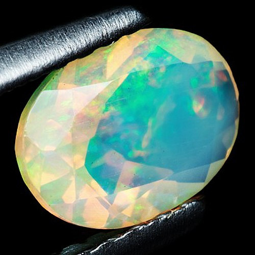 FIRE OPÁL - NÁDHERNÝ, BROUŠENÝ 0,44ct — foto 3