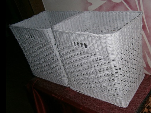Dva velké bílé koše — foto 2