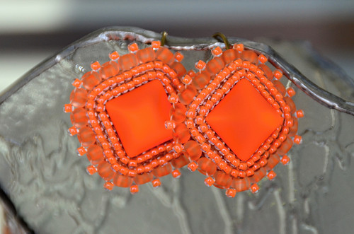 Náušnice "Neon - orange" — foto 4