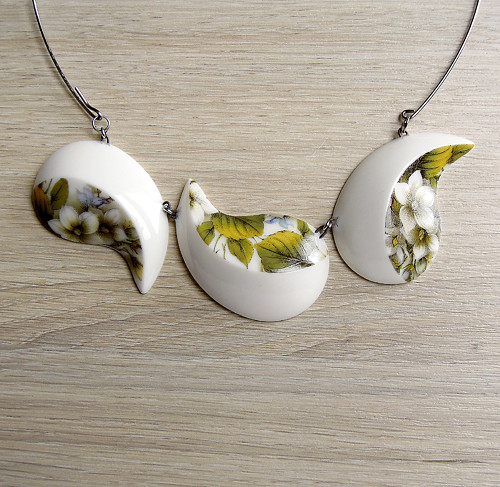 Leaves (porcelánový náhrdelník) — foto 3