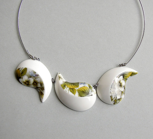 Leaves (porcelánový náhrdelník) — foto 5