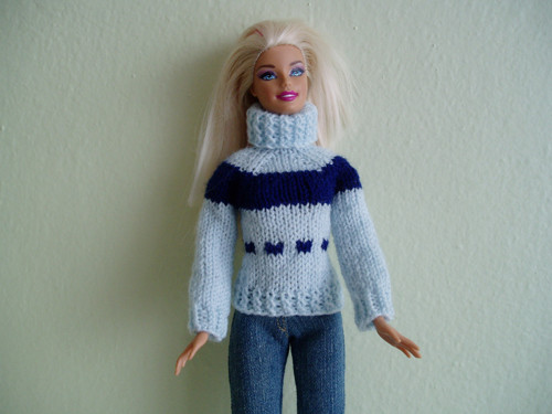 Modrý rolák-BARBIE — foto 2