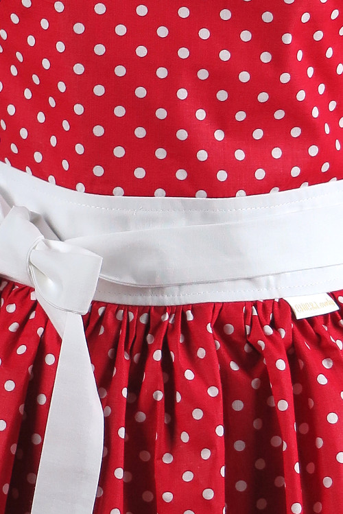 Šatová Kuchynská Zástěra Retro Dots — foto 2