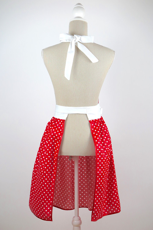 Šatová Kuchynská Zástěra Retro Dots — foto 3