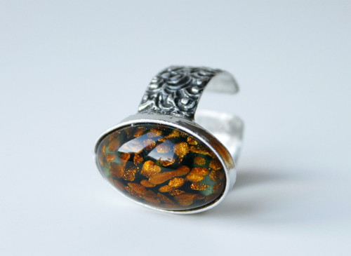 Leopardí.. (cínovaný prsten) — foto 2
