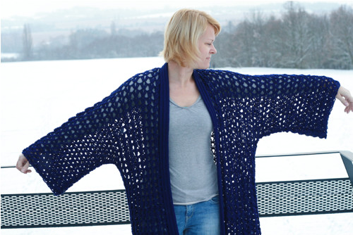 Kimono-sveter King's Blue — foto 2