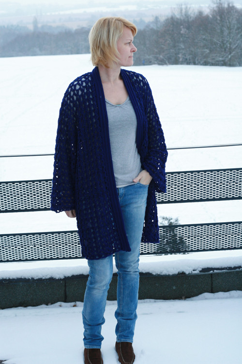 Kimono-sveter King's Blue — foto 4