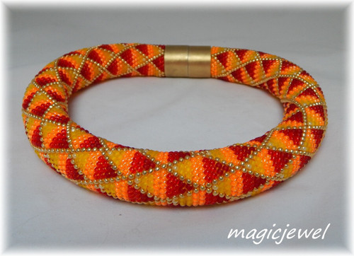 Sunshine » bead crochet rope — foto 3
