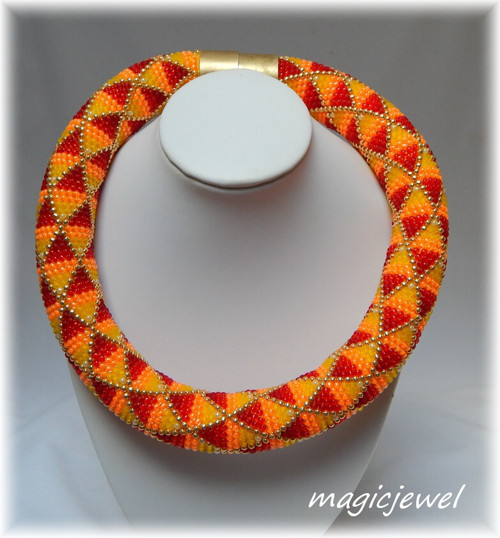 Sunshine » bead crochet rope — foto 5
