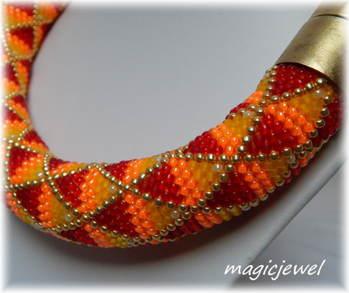 Sunshine » bead crochet rope — foto 6