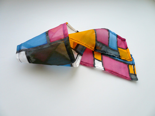 Pánská kravata - Piet Mondrian + šáteček — foto 6