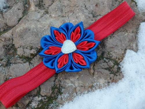 Čelenka Bleu et rouge — foto 3