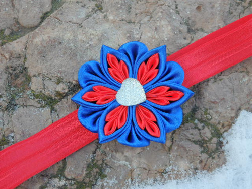 Čelenka Bleu et rouge — foto 4
