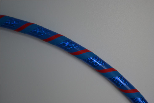 Obruč na hooping modro-červená 85 cm — foto 2