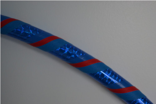 Obruč na hooping modro-červená 85 cm — foto 3