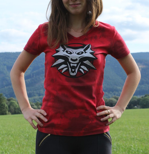 Zaklínačka ~ Malované tričko — foto 3