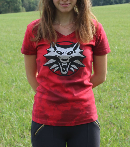Zaklínačka ~ Malované tričko — foto 4