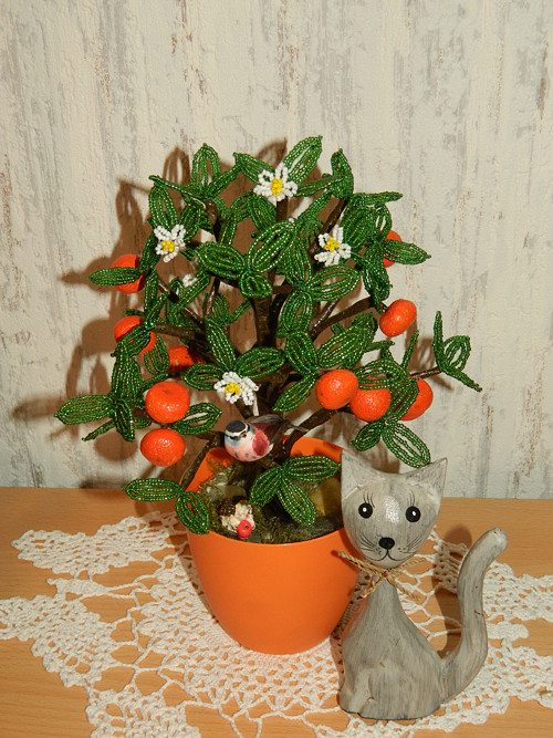 Mandarinky z korálků — foto 2