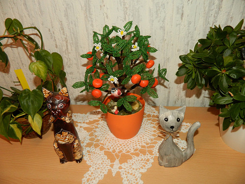 Mandarinky z korálků — foto 3