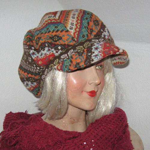 Kšiltovka úpletová, teplá — foto 2