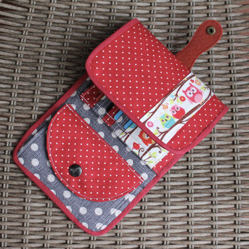 Peněženka "Dots in red and owls" — foto 2