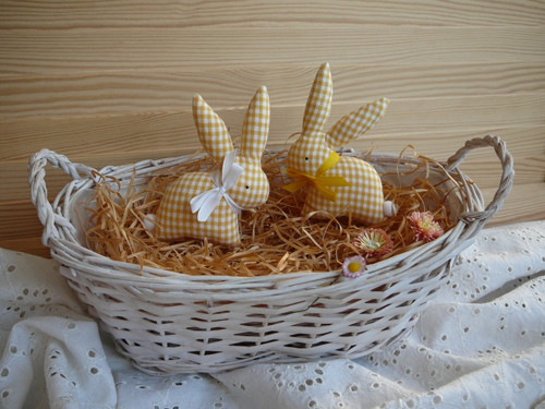 Zajíček - žlutobílá kostička — foto 2