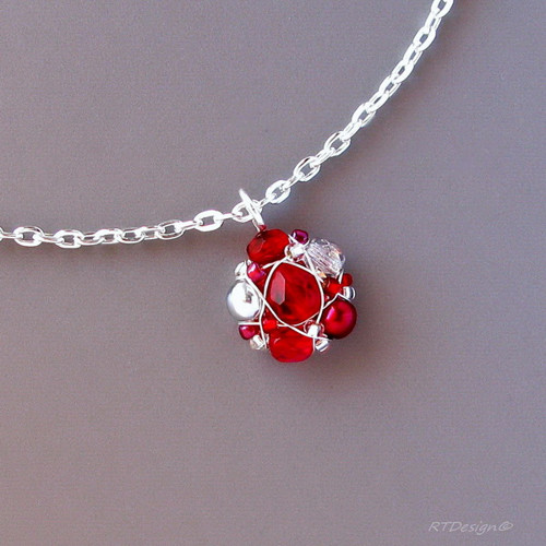 Náušničky RED ROSES II — foto 6
