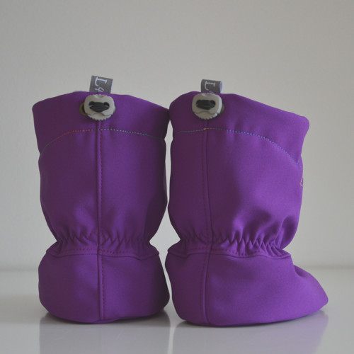 Zimní capáčky - magenta - ptačí — foto 2