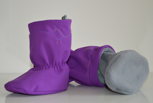 Zimní capáčky - magenta - ptačí — foto 4