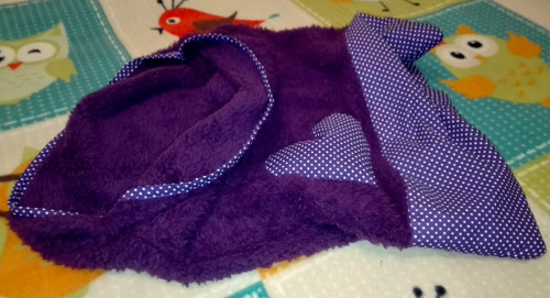 Fialový tulipytlík s puntíčky :) — foto 2