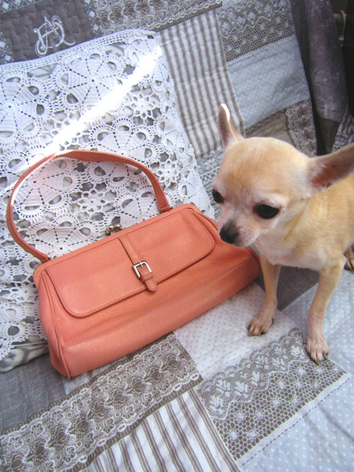 Vintage kabelka powder pink — foto 6