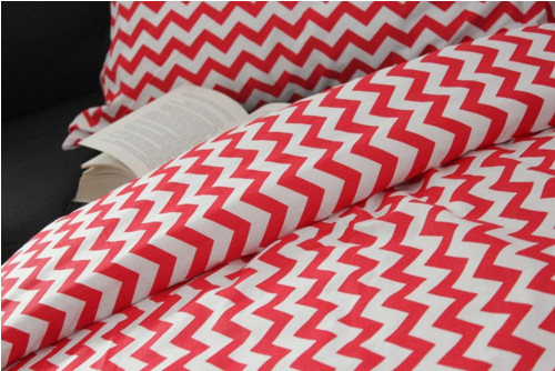 Povlečení červený chevron — foto 2