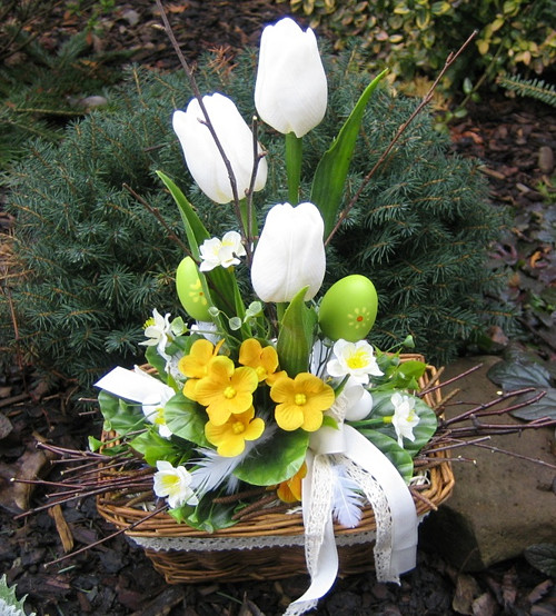 Košík s tulipány — foto 2