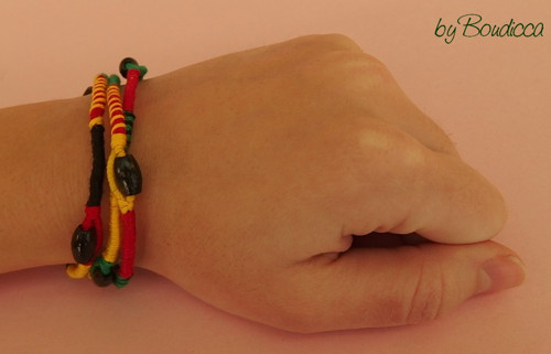Rasta III! indiánský náramek — foto 3
