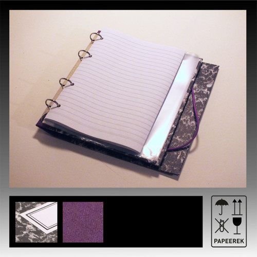 Notes retro fialový A5... — foto 3