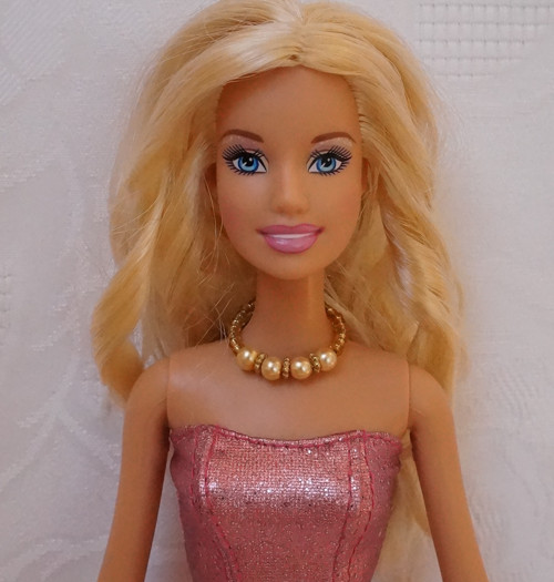 Šperk pro Barbie - perličky ve zlatě — foto 2