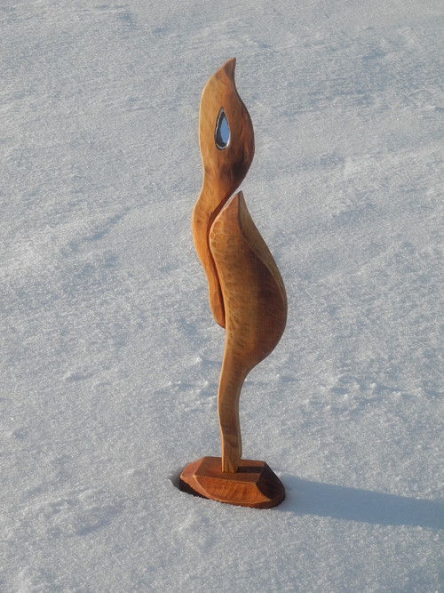 Kapka naděje ... lípa, vitráž, 60 cm — foto 3